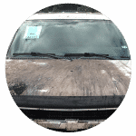 tar hood a roofing tar on hood of car
