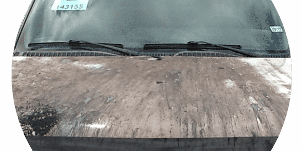 tar hood a roofing tar on hood of car