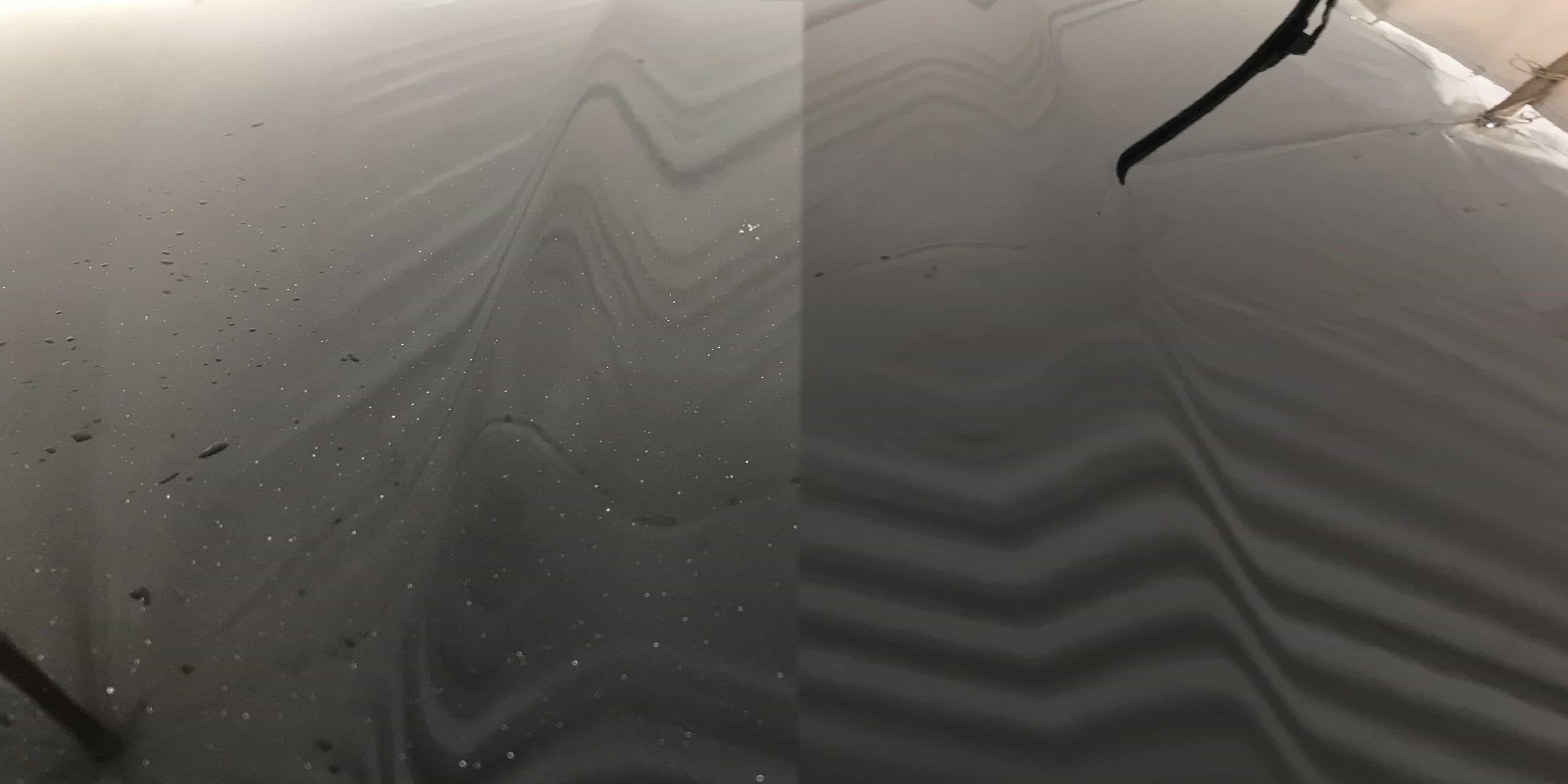 epoxy overspray paint on hood