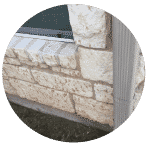 fence stain on stone fence stain overspray on stone